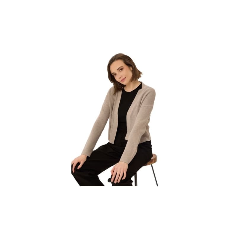 Dámsky sveter VOLCANO S-MIGA-102M-BEIGE MEL 1