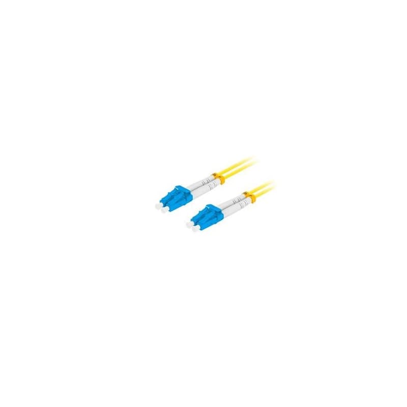 LANBERG optický patch cord SM LC/UPC-LC/UPC duplex 2m LSZH G657A1 priemer 3mm, farba žltá 6