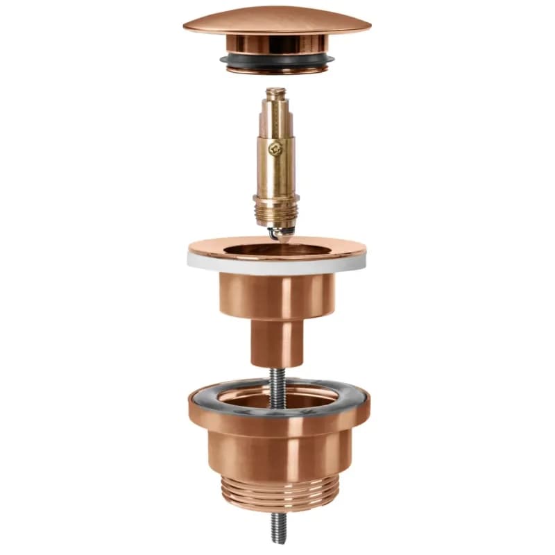 REA - Umývadlový sifón s univerzálnym výpustom click-clack - COPPER MAT REA-A5699 4