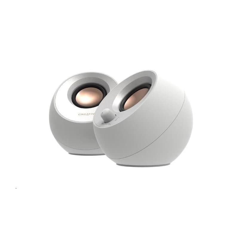 Creative PEBBLE V3, stolný 2.0 reproduktory s USB-C a Bluetooth 5.0 - biele 3