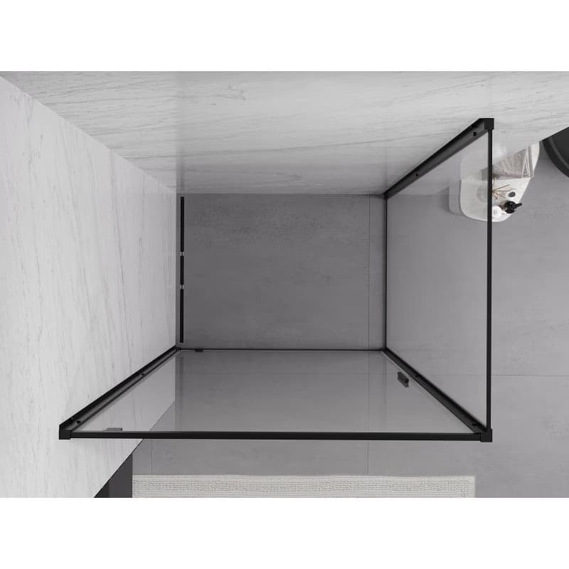 MEXEN/S - Exo sprchovací kút dvere krídlové 70 x 90, transparent, čierna 8181-070-090-70-00 5