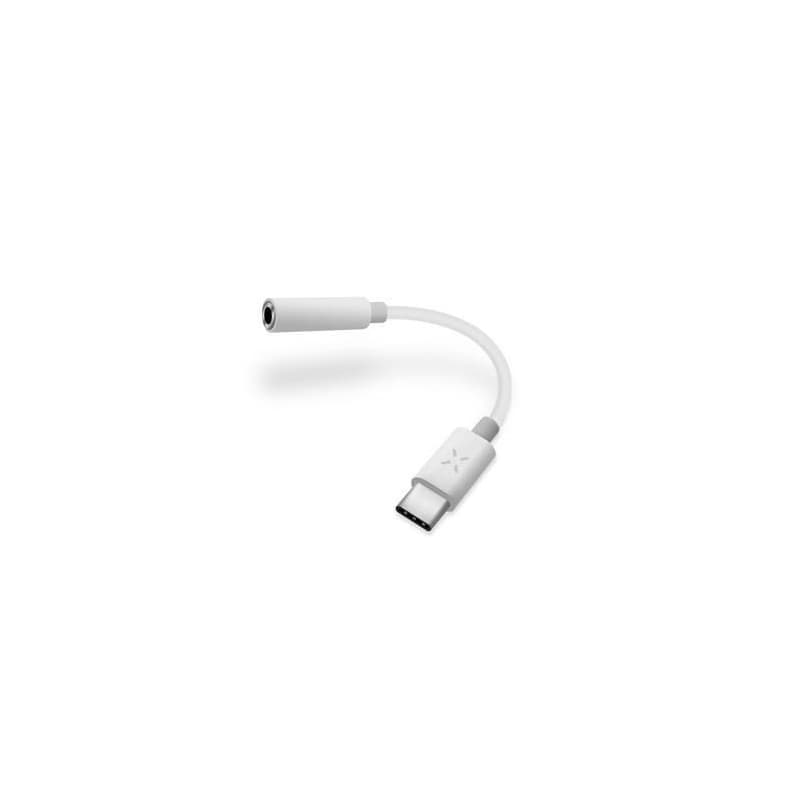 FIXED redukcia USB-C na 3,5 mm jack s DAC chipom, biela 1