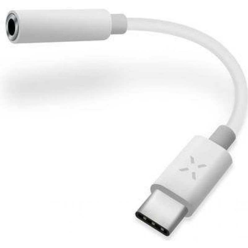 FIXED redukcia USB-C na 3,5 mm jack s DAC chipom, biela 2