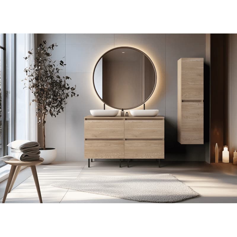 Elvisia Skrinka pod umývadlo SIMPLE Light oak | 60 cm 4