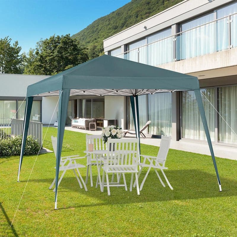 Skladací záhradný altánok, 2,4 x 2,4 m, zelený 1