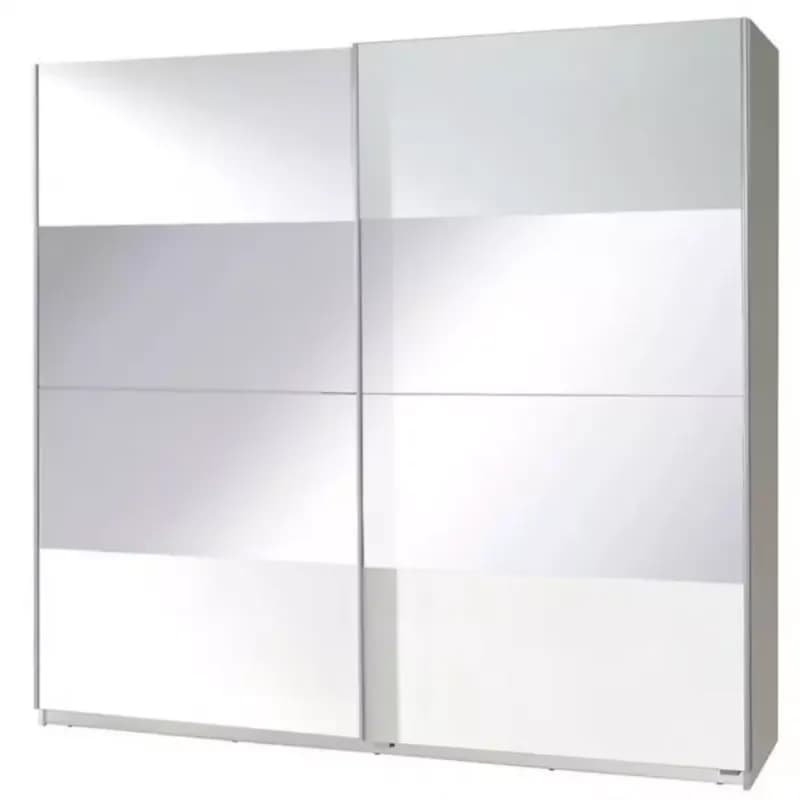 Skriňa Twister 2 biela/zrkadlo 225 cm 1