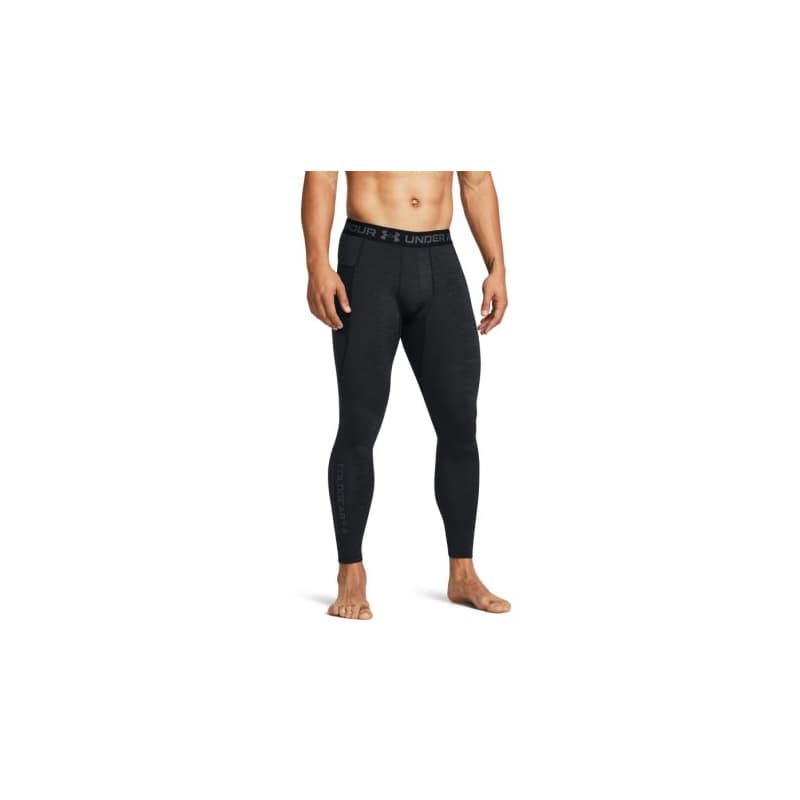 Pánske zateplené legíny UNDER ARMOUR UA CG Armour Twist Lgs-BLK 1