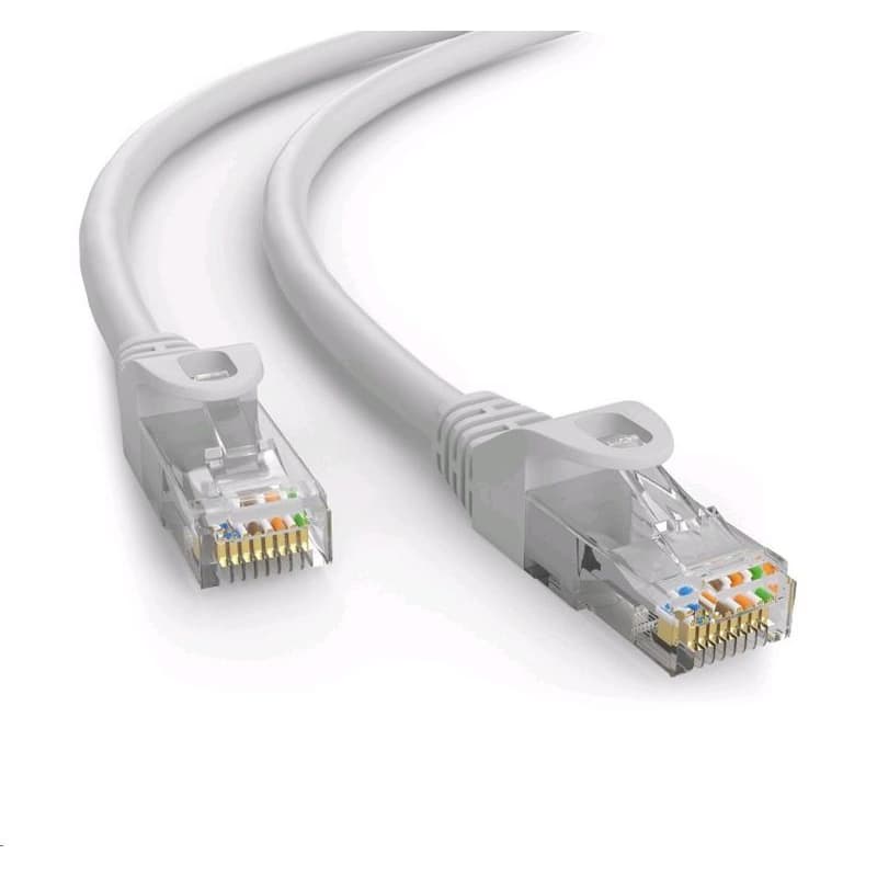 C-TECH kábel patchcord Cat6e, UTP, sivý, 0, 25m 1