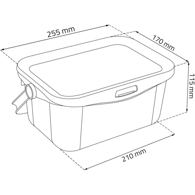 CURVER Viacúčelový Multiboxx 3L | transparentná 3