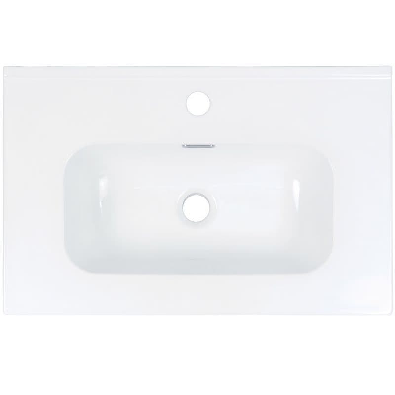 DEANTE - Tubo biele Keramické umývadlo, vsadené - 60 cm CTU_6U6M 2