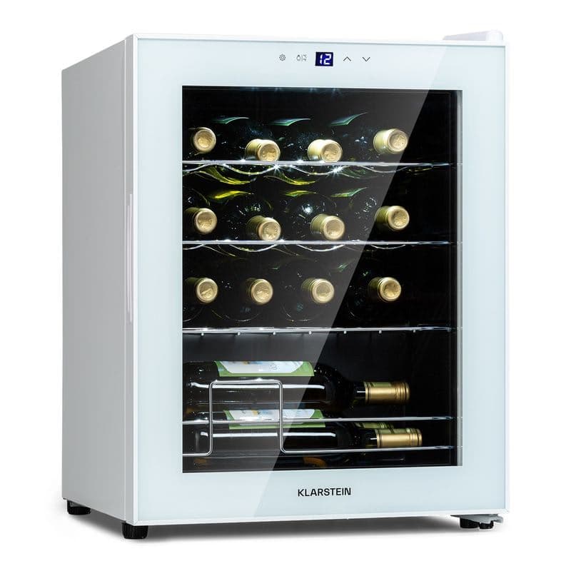 Klarstein Shiraz 16 Quartz, vinotéka, 42 l, 160 W, 5-18°C, dotykový ovládací panel 1