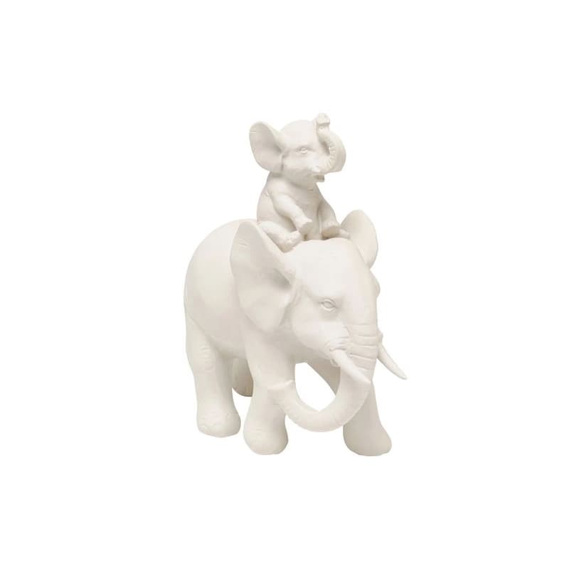 Elefant Dumbo dekoračná figúrka krémová 1