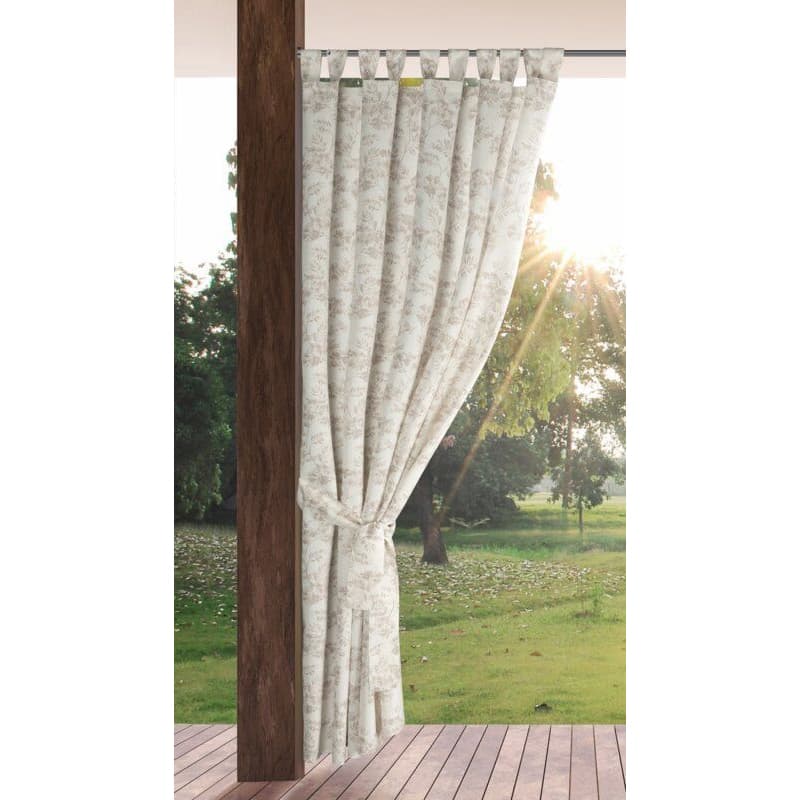 ArtFir Záves na terasu GARDEN 12 PU | krémová/púdrová 155 x 260 cm 2