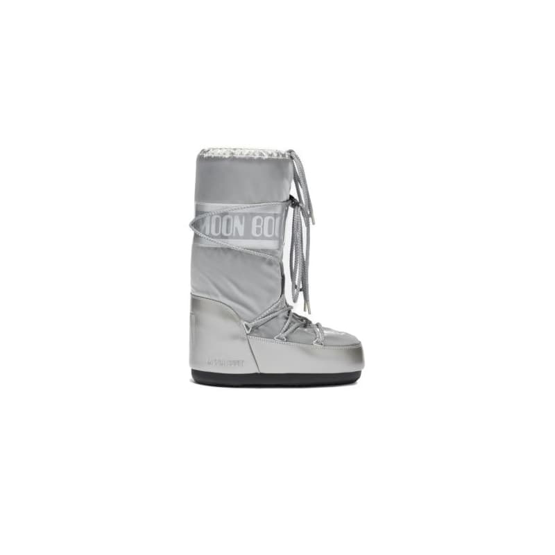 Juniorské vysoké zimné topánky MOON BOOT MB ICON GLANCE-JR, H001 SILVER