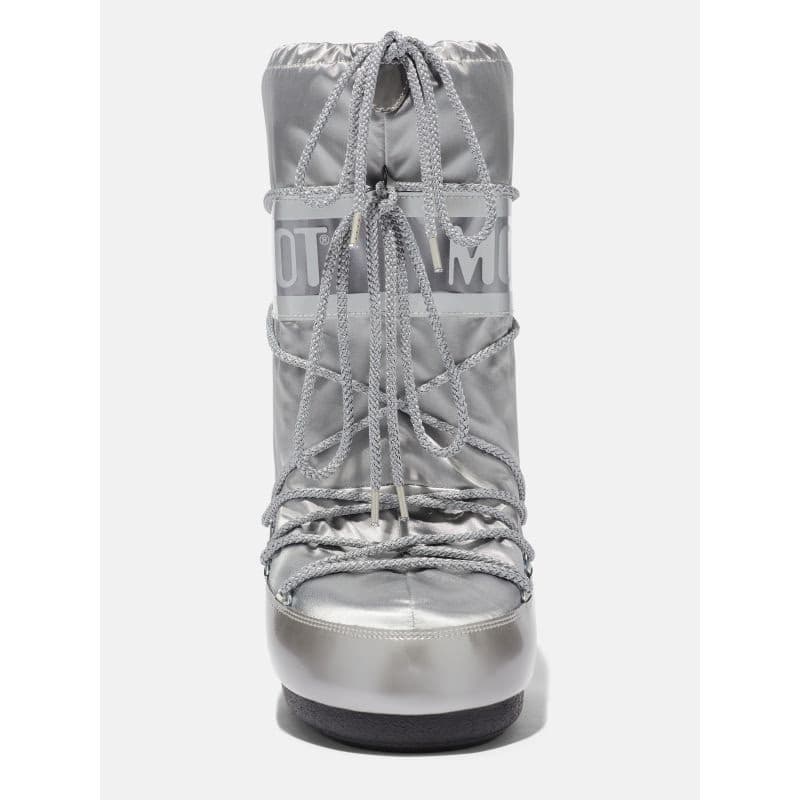 Juniorské vysoké zimné topánky MOON BOOT MB ICON GLANCE-JR, H001 SILVER 3