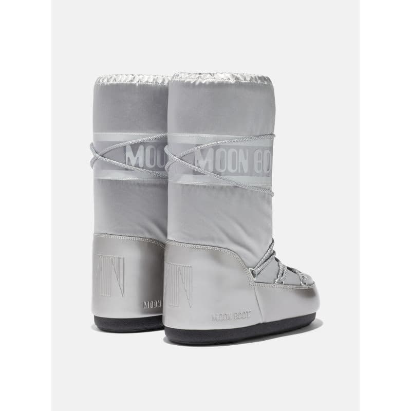 Juniorské vysoké zimné topánky MOON BOOT MB ICON GLANCE-JR, H001 SILVER 4