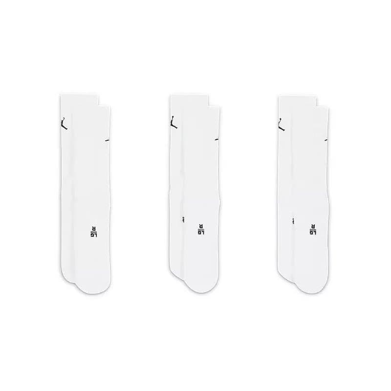 Pánske ponožky NIKE 3 PACK-Jordan Everyday Crew Socks (3 pairs) white white white 4