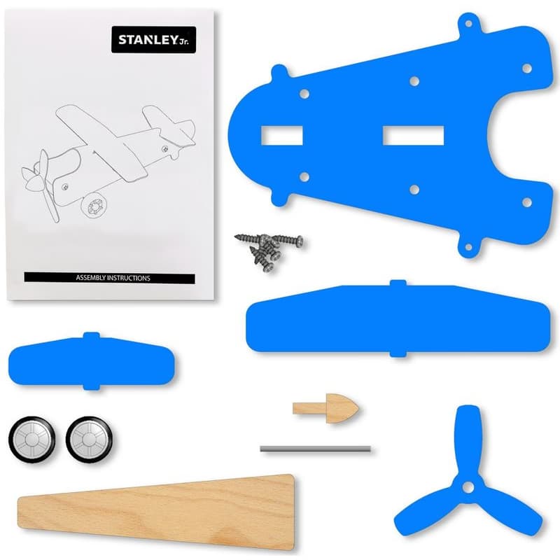 Stanley Jr. OK038-SY Stavebnice, lietadlo, drevo 2