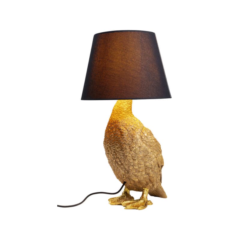 Duck stolná lampa medená/hnedá
