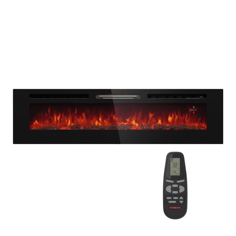 Klarstein Galeras 178, elektrický nástenný krb, 1800 W, LED 1