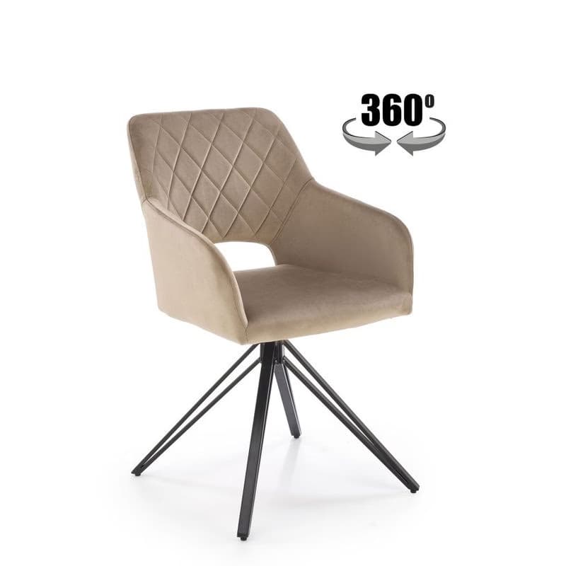 Otočné jedálenské kreslo K535 Halmar 2