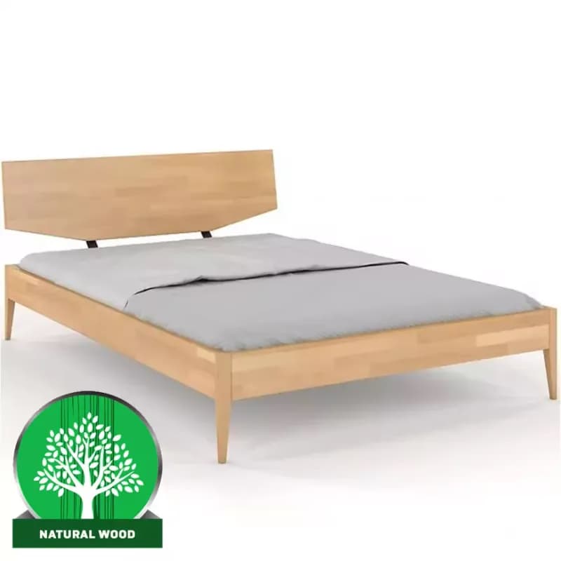 Posteľ drevené Buk Skandica Sund/140x200/prírodný 1