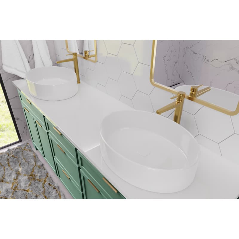 INVENA - Umývadlo na dosku ASTRI TREND 55 cm, oval CE-30-001-W 3
