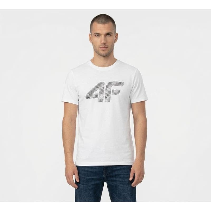 Pánske tričko s krátkym rukávom 4F TSHIRT M3342-10S-WHITE 2
