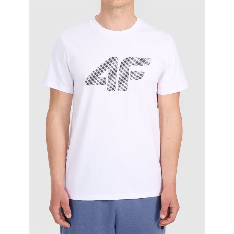 Pánske tričko s krátkym rukávom 4F TSHIRT M3342-10S-WHITE 4