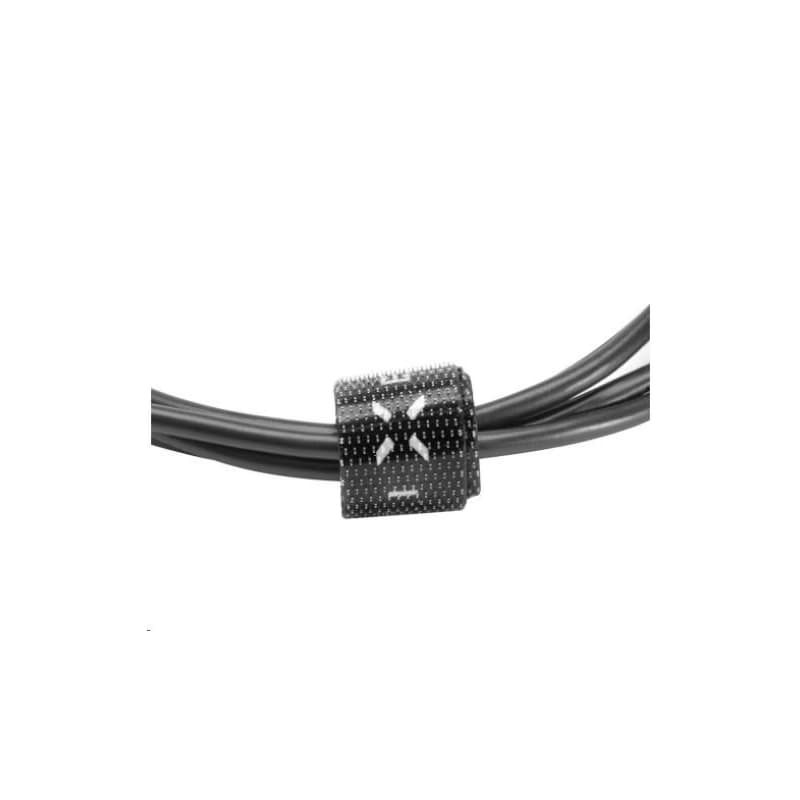 FIXED dátový a nabíjací kábel, USB-A -> USB-C, 20 W, dĺžka 2 m, čierna 2