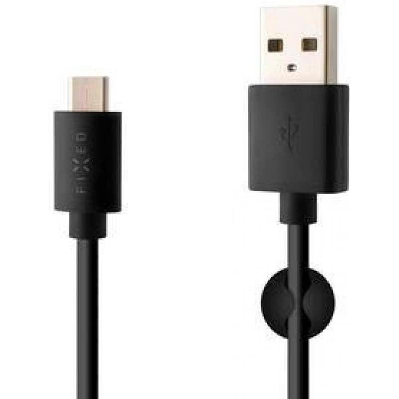 FIXED dátový a nabíjací kábel, USB-A -> USB-C, 20 W, dĺžka 2 m, čierna 3