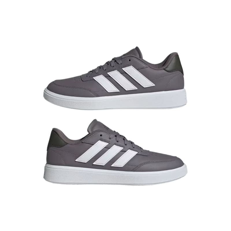 Pánska rekreačná obuv ADIDAS Courtblock M trace grey cloud white shadow olive 6