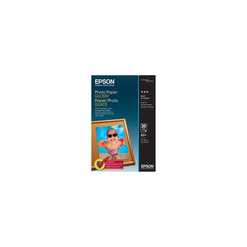 Epson Photo Paper Glossy, C13S042535, fotopapier, lesklý, biely, A3+, 200 g/m2, pre inkoustové tlačiarne