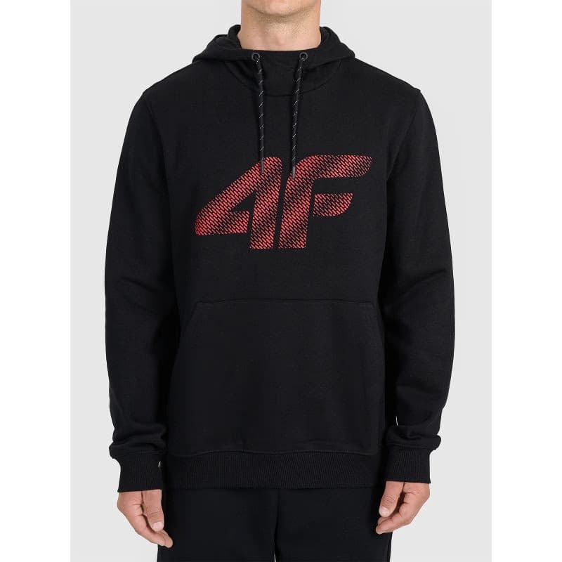 Pánska mikina s kapucňou 4F SWEATSHIRT M2548-020S-DEEP BLACK 2