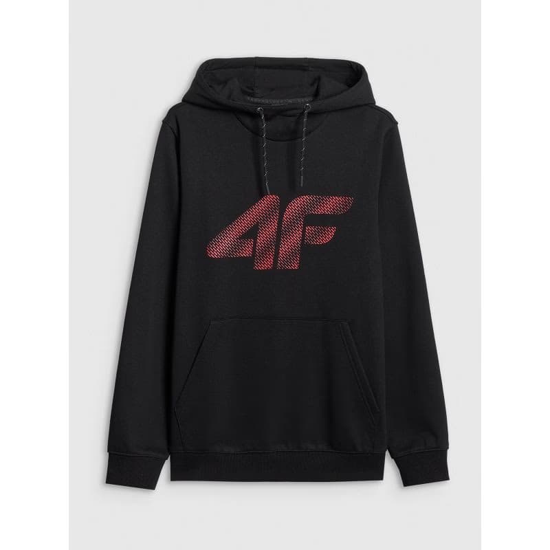 Pánska mikina s kapucňou 4F SWEATSHIRT M2548-020S-DEEP BLACK 4