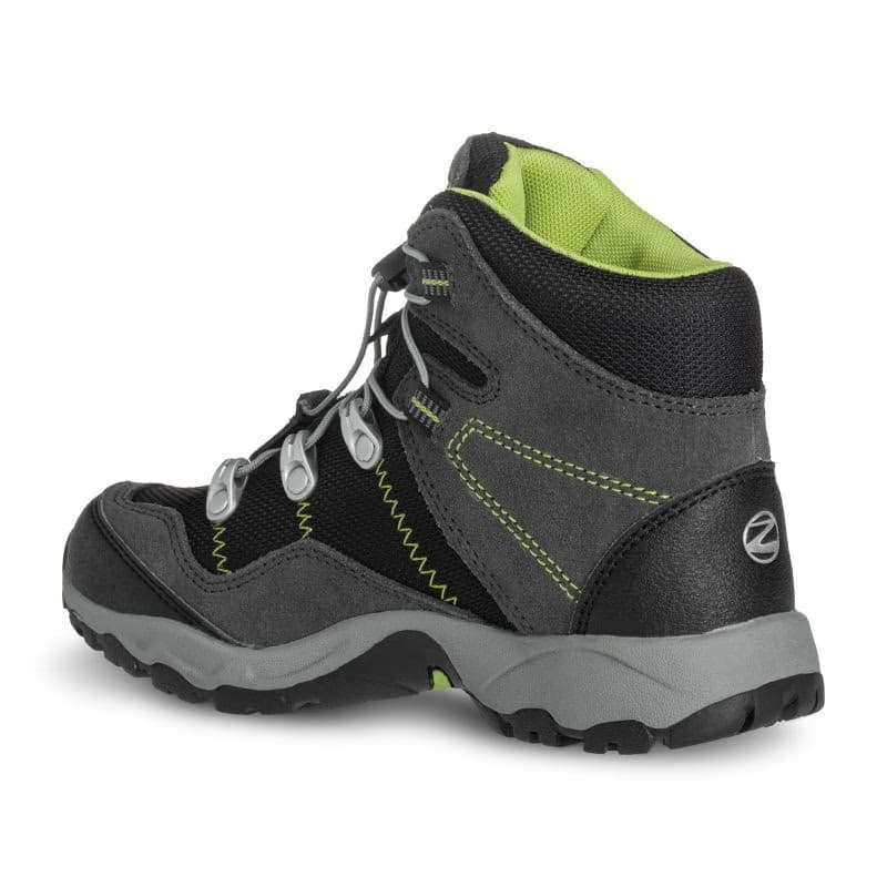 Detská vysoká turistická obuv TREZETA Twister Wp Kid, Black Grey 2