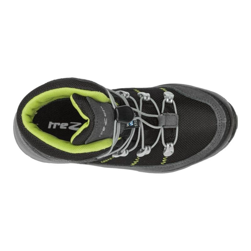 Detská vysoká turistická obuv TREZETA Twister Wp Kid, Black Grey 3