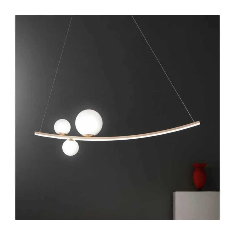 Ondaluce - Stmievateľný LED závesný luster ALTALENA LED/48W/230V zlatá/biela SO.ALTALENA/ORO