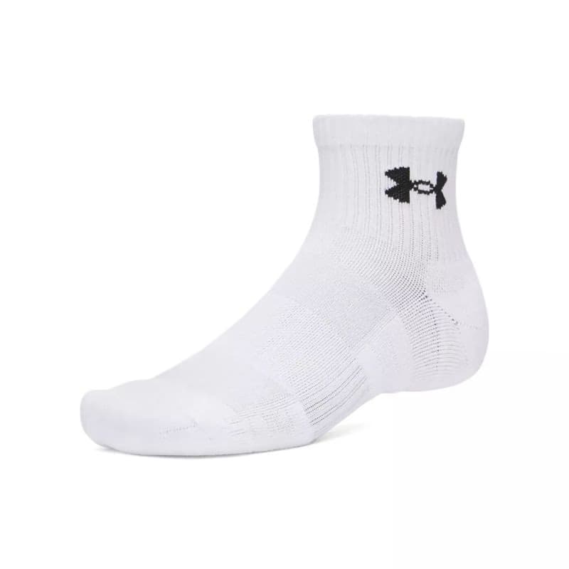 Ponožky UNDER ARMOUR 3 PACK-UA Performance Cotton Qtr-WHT 2