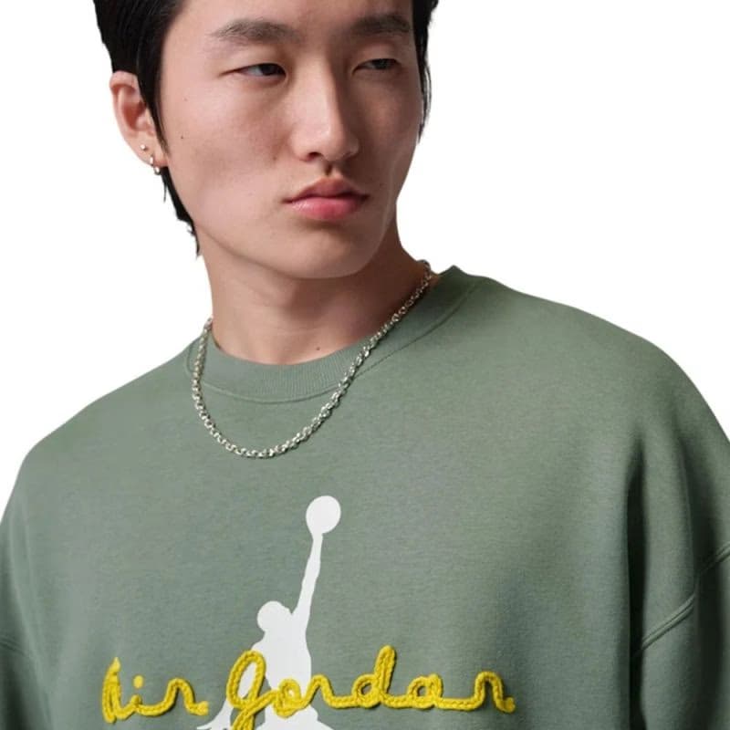 Pánska mikina s kapucňou NIKE JORDAN M J BRK AJ6 FLC CREW 4