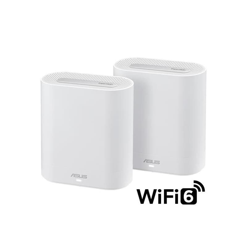 ASUS ExpertWiFi EBM68 AX7800 Tri-band Mesh WiFi 6 System (2-pack)