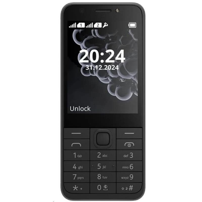 Nokia 230 Dual SIM, čierna (2024), (CZ, SK, HU)