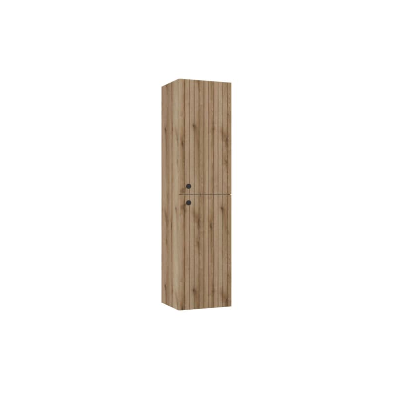 ArtDef Vysoká skrinka do kúpeľne RIETTI OAK EVOKE C35