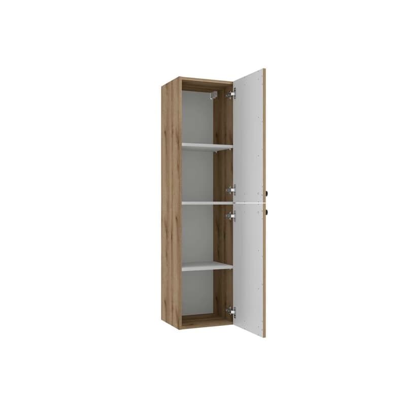 ArtDef Vysoká skrinka do kúpeľne RIETTI OAK EVOKE C35 4