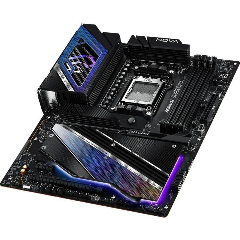 ASRock MB Sc AM5 X870 NOVA WIFI, AMD X870, 4xDDR5, 1xHDMI, 2xUSB4, WI-FI 4
