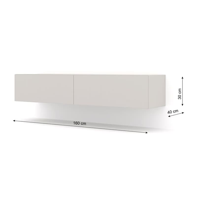 ArtBm Závesný TV stolík BINGO 160 cm | kašmír 5