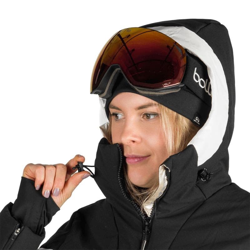 Dámska lyžiarska bunda NORTHFINDER ABIGALE-675blackbeige 6