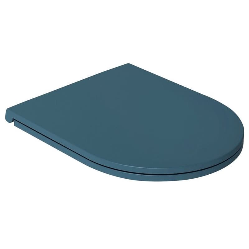 ISVEA - INFINITY WC sedátko SLIM, Soft Close, Easy Take, matná zelena Petrol 40KF0545I-S