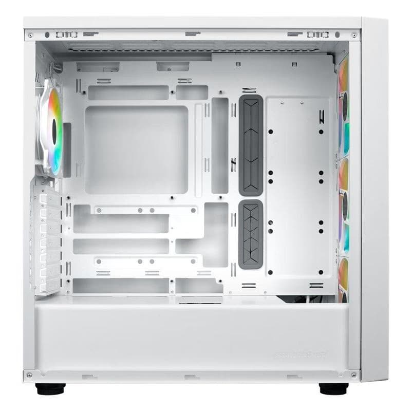 Cooler Master case MasterBox 600, ATX, Priehľadná bočnica, 3x 140mm ARGB Fan, 1x 120mm ARGB Fan, ARGB Hub, Biela 3