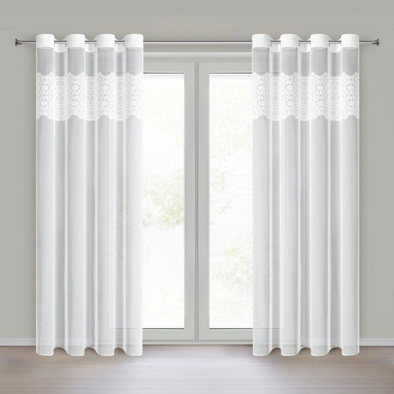 ArtFir Záclona APHRODITE K | biela 140 x 250 cm 1